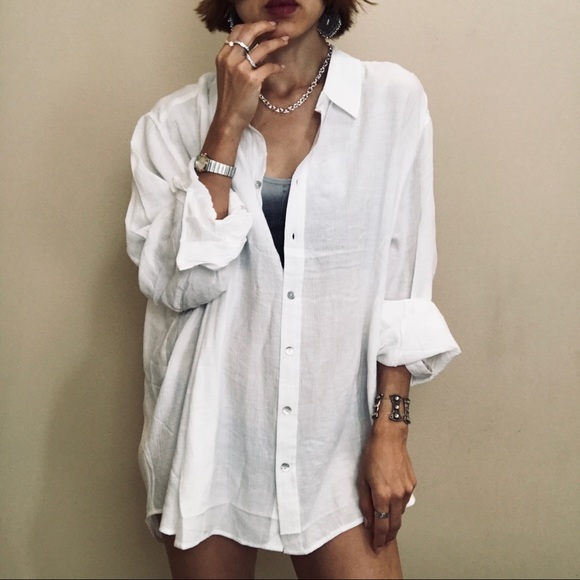 Jane and Delancey Tops - Brand New baggy buttondown shirt